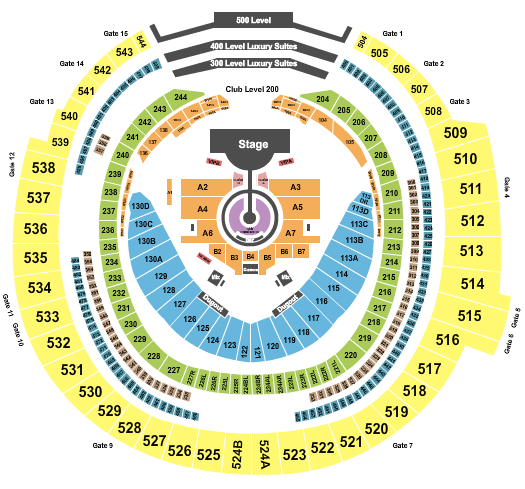 Beyonce Rogers Centre Seating Chart